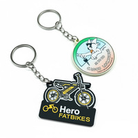 Porte-clés personnalisé en PVC souple, forme 2D, logo imprimé UV, cadeau promotionnel d'entreprise