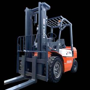 Montacargas HELI 35 Mini Usado, 3 Toneladas, Motor Diésel, Terreno Accidentado, Pocas Horas de Uso, Mejor Precio en Stock, Certificado CE, Certificado EMC - Product Image 2