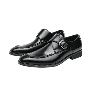 Zapatos de Vestir para Hombre de Alta Calidad, Estilo Oxford de Lujo, Zapatos Formales para Novio, de Cuero PU, Punta Cerrada, Diseño Sólido, para Verano e Invierno - Product Image 1