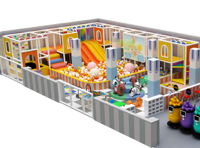 Aoleao - Estructuras de Juego Infantiles Personalizadas, Pequeñas y Suaves, con Toboganes Pequeños y Piscina de Pelotas, Equipo de Juego Interior para Niños, Certificado CE TUV
