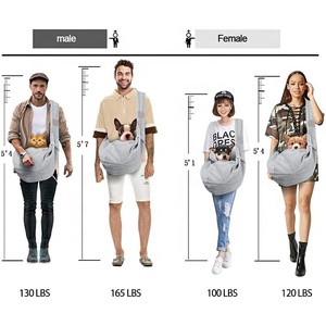 Nuevo diseño personalizado abrazando hombro mascota perro caminar bolsa portador Sling Reversible mascota viaje bolsa - Product Image 5