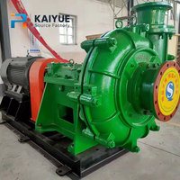 Peralatan Pompa Lumpur Horizontal Tugas Berat yang Kokoh dengan Rangkaian Impeller Volute yang Diperkuat untuk Sirkulasi Pulp Proses Pertambangan KAIYUE