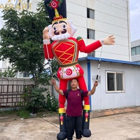Costume de marionnette à échasses gonflables de 3 mètres de haut, costume de clown de noël gonflable pour adultes pour les activités de défilé en plein air