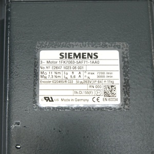 มอเตอร์เซอร์โวรุ่นใหม่ ดีไซน์กะทัดรัด สำหรับเครื่องจักรบรรจุภัณฑ์และสิ่งทอ มีสินค้าในสต็อก 1FK7063-5AH71-1AA0 - Product Image 3