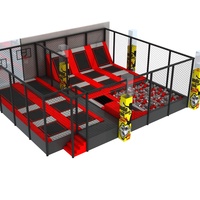 Trampoline pour enfants de haute qualité avec filet de sécurité, structure en acier galvanisé, lit de saut extérieur pour le divertissement familial dans la cour