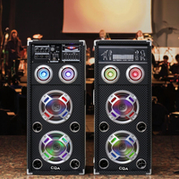 Système de sonorisation PA pour DJ, karaoké, ensemble d'enceintes multimédias actives avec télécommande, micro intégré pour téléphone portable et ordinateur