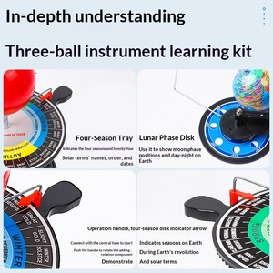 Modello Didattico di Grandi Dimensioni della Sfera Orbitale Sole-<span class=keywords><strong>Terra</strong></span>-Luna a Tre Sfere per l'Educazione Geografica delle Scuole Medie e Superiori - Product Image 4