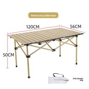 Cross-border Outdoor Camping Folding Tables &amp; Chairs <strong>Barbecue</strong> Sets <strong>Portable</strong> 300 Jin Load Capacity Outdoor Furniture Wholesale - Product Image 6