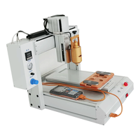 Robot de distribution de colle thermofusible de bureau, machine d'injection de colle, pompe à moteur, boîte de vitesses, PLC, roulement, fonction de préchauffage du moteur, 1 an