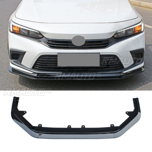 Front Bumper Lip Accessories <b>Splitter</b> Tuning Body Kit Spoiler Trim Styling Facelift for Honda CIVIC 11th Gen 2022 2023 2024 - Product Image 1