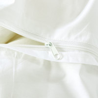 Parure de lit en coton 100% brodée à la main, style moderne blanc, drap et taies d'oreiller pour la maison, commande en gros