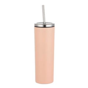 Gobelet isotherme portable en acier inoxydable grande capacité avec paille à visser - Product Image 3