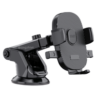 Support de téléphone portable pour voiture, flexible, rétractable, rotatif, à ventouse pour tableau de bord, à gravité, étanche, tendance