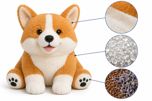 Peluche Personalizzato Pesante in Tessuto Morbido, Regalo per Bambini e Adulti, Caldo Abbraccio, Sollievo da Ansia e Stress, Comfort e Guarigione - Product Image 3