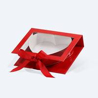 Boîtes en papier avec logo personnalisé, emballage en papier pour cadeaux, shopping, Saint-Valentin