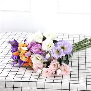 Hoa Lụa Lisianthus Nhân Tạo Chất Lượng Cao Thiết Lập Nhà Cửa Phổ Biến Nhất 2022 Dùng Cho Trang Trí Đám Cưới Bằng Lụa