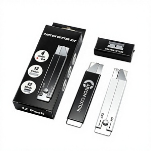 มีดคัตเตอร์แบบพับเก็บได้พร้อมใบมีดคมเดี่ยว - Product Image 4