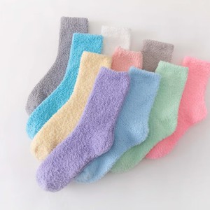 Custom Fluffy Grip <strong>Sock</strong> Supplier Cozy Home Sleep Cashmere Women <strong>Socks</strong> with Grip Comfortable Sleep <strong>Sock</strong> for Women - Product Image 2