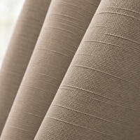 Rideau en chenille solide 390 GSM, 100 % polyester, occultant élevé, 52*84 pouces, différents styles de suspension, couleurs et tailles personnalisables