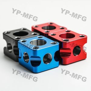 Service d'usinage CNC OEM personnalisé de haute précision en aluminium anodisé couleur titane pièce en acier inoxydable fraisage tournage estampage - Product Image 3