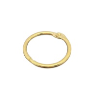 Anneaux de reliure métalliques en gros, nickelés, pour reliure de livres, albums de scrapbooking DIY, 20mm-50mm, en stock