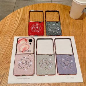 Mode 3D Bling diamant étincelle housse de protection pour Huawei <span class=keywords><strong>P50pocket</strong></span> Pocket2 Honor Magic V Flip coque de téléphone cellulaire - Product Image 2