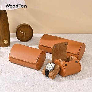 Nhà Máy Có Cổ Phiếu Biểu Tượng Tùy Chỉnh Sang Trọng Đầy Màu Sắc Da Người Đàn Ông Duy Nhất Phụ Nữ Xem Trường Hợp Cuộn Hộp Tùy Chỉnh Quà Tặng Lưu Trữ Hộp Đồng Hồ - Product Image 3