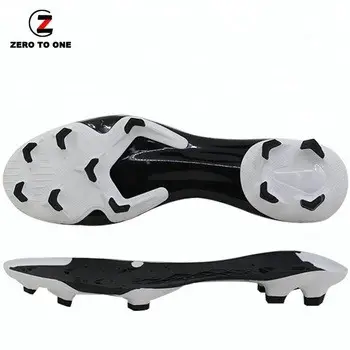 1 paire de chaussures de Football avec semelles compensées, en TPU, deux couleurs, fabrication unisexe, semelle souple, nouveauté 2021