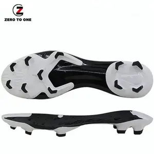 2021 New Design Two Color TPU Football Shoe Sole Soft Material Making Unisex Soccer Training Shoes Outsole