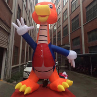 Modèle de chèvre gonflable géant personnalisé, animal gonflable de dessin animé pour la publicité d'événements en plein air