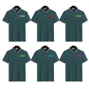 Polo en soie glacée d'été de haute qualité pour hommes et femmes, personnalisable, en promotion - Product Image 5