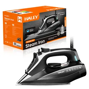 HALEY Portable Electric Iron Unique Design Available Ceramic Plate Home Handheld Steam Iron electric iron