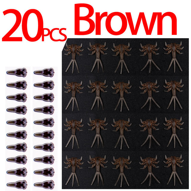 20pcs Brown