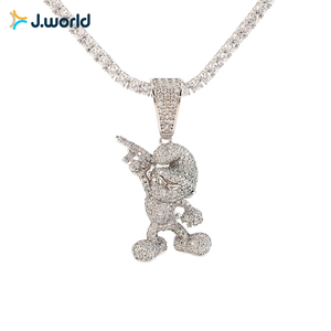 Collana In Argento Sterling Pendente di Fascino dei monili Del Fumetto di <span class=keywords><strong>Smurfs</strong></span> Del Pendente - Product Image 4