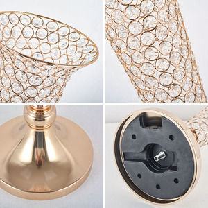 Décoration de table de <span class=keywords><strong>mariage</strong></span>, arrangement floral en corne de cristal, vase européen, arrangement floral <span class=keywords><strong>pour</strong></span> la table du salon - Product Image 2