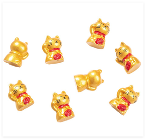 Adornos <span class=keywords><strong>de</strong></span> Escritorio, Animales en Miniatura, Muñecas Chinas, <span class=keywords><strong>Gato</strong></span> <span class=keywords><strong>de</strong></span> <span class=keywords><strong>la</strong></span> <span class=keywords><strong>Suerte</strong></span> <span class=keywords><strong>de</strong></span> Resina, Hada Dorada Pintada a Mano, Mini Jardín Feng Shui, Pequeño 3D - Product Image 5