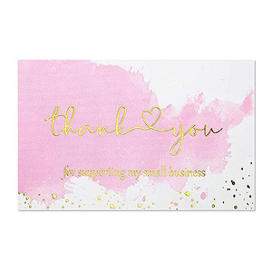 Customized Thank You Post Card Premium <strong>Blank</strong> <strong>Postcards</strong> Thick Card LOGO Paper <strong>Postcards</strong> Greeting Message Craft Paper Card Gift - Product Image 2