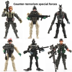 Modelo de Soldado de Plástico de 5 cm de la Segunda Guerra Mundial, Traje Militar Nostálgico de Comercio Exterior, Juguete para Niños - Product Image 6