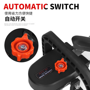 Mini Chainsaw 11.5 In Electric Rechargeable Guide Bar Logging <b>Saw</b> - Product Image 3