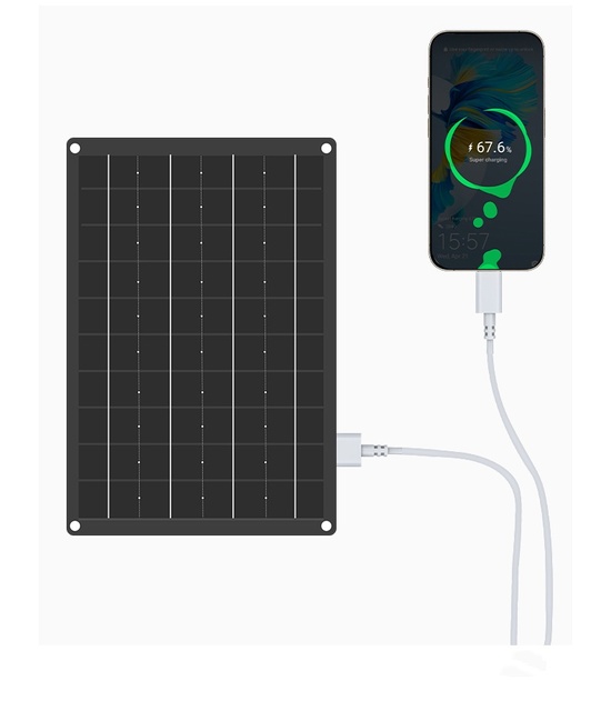 Portable Solar Panel ,Solar Charger With High-Efficiency Battery Charger for Outdoor Camping Van RV Trip
