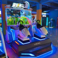Simulateur de course équestre à monnayeur pour 2 joueurs, machine d'arcade pneumatique à mouvement, garantie 1 an, version anglaise