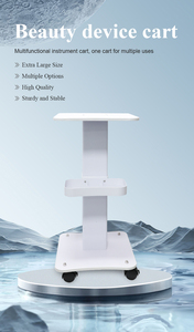 Stainless Steel <b>4</b>-<b>Wheel</b> Heavy Duty Salon <b>Trolley</b> Eco-Friendly Beauty Cart for Salon Home Office Use - Product Image 5
