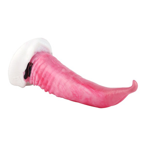 YOCY Alien Killer Whale Lengua en forma <span class=keywords><strong>de</strong></span> consolador vibrador juguete sexual para adultos estimulador <span class=keywords><strong>de</strong></span> vibración <span class=keywords><strong>de</strong></span> lengua curvada precioso para mujeres - Product Image 5