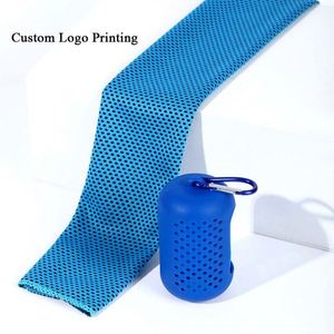 Custom Logo Cooling Towel Instant Dry Sports <b>Gift</b> for Gym Yoga Summer Event - Product Image 1