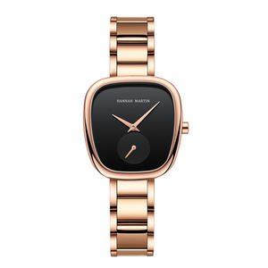 Reloj de Mujer Hannah Martin 1251, Movimiento de Cuarzo Japonés, Alta Calidad, Resistente al Agua, Acero Inoxidable Color Oro Rosa - Product Image 2