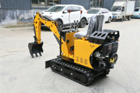 Pengiriman Gratis Excavator Mini Crawler Produktivitas Tinggi 0.8 Ton untuk Mesin EURO 5 EPA 1 Tahun Sistem Hidrolik Penuh untuk Pertanian