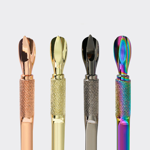 ネイルピンチツールキューティクルプッシャーステンレススチールネイルシェーピングピンセットマニキュア用多機能ネイルアートピンチャー - Product Image 6