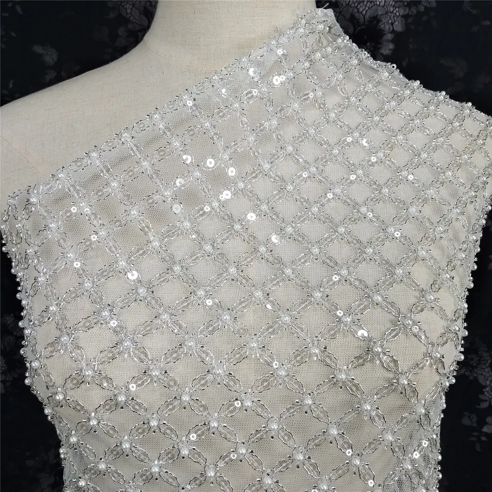 Производители, Лидер продаж, новинка, Квадратные бусины, клетчатые блестки с вышивкой, кружевное платье, свадебное платье, ткань, африканская марля, кружевная ткань