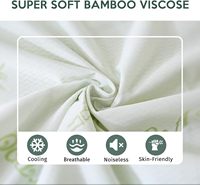 AOSEN - Drap-housse imperméable pour matelas - Housse de matelas en bambou - Refroidissant - Silencieux - Hypoallergénique - Pour la maison - OEKO-TEX