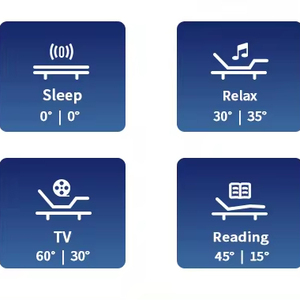 <span class=keywords><strong>Lit</strong></span> réglable coulissant intelligent intégré à télécommande sans fil d'usine de haute qualité avec cadre - Product Image 2